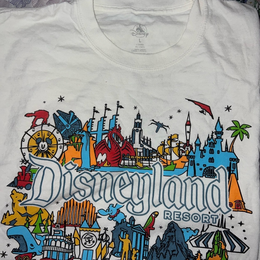 Disneyland Resort White Graphic Tee
